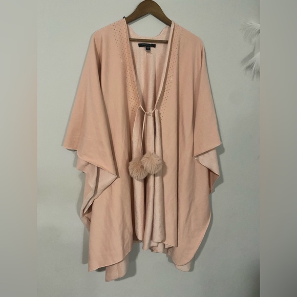 Marc New York - Blush Plush Poncho - Picture 1 of 12